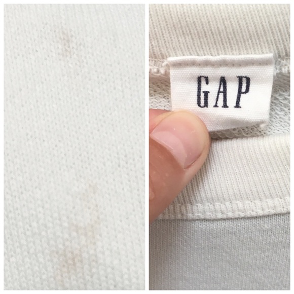 Gap white oversized crewneck sweatshirt nwot! - Picture 4 of 4